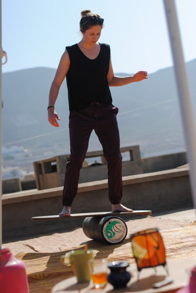 Balance Board im Camino Marokko