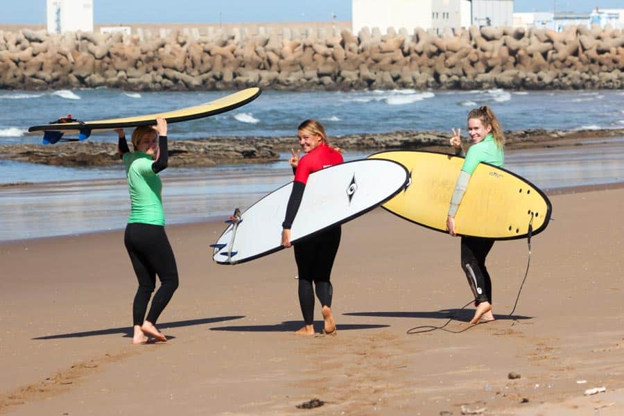 Surfen im Camino Marokko