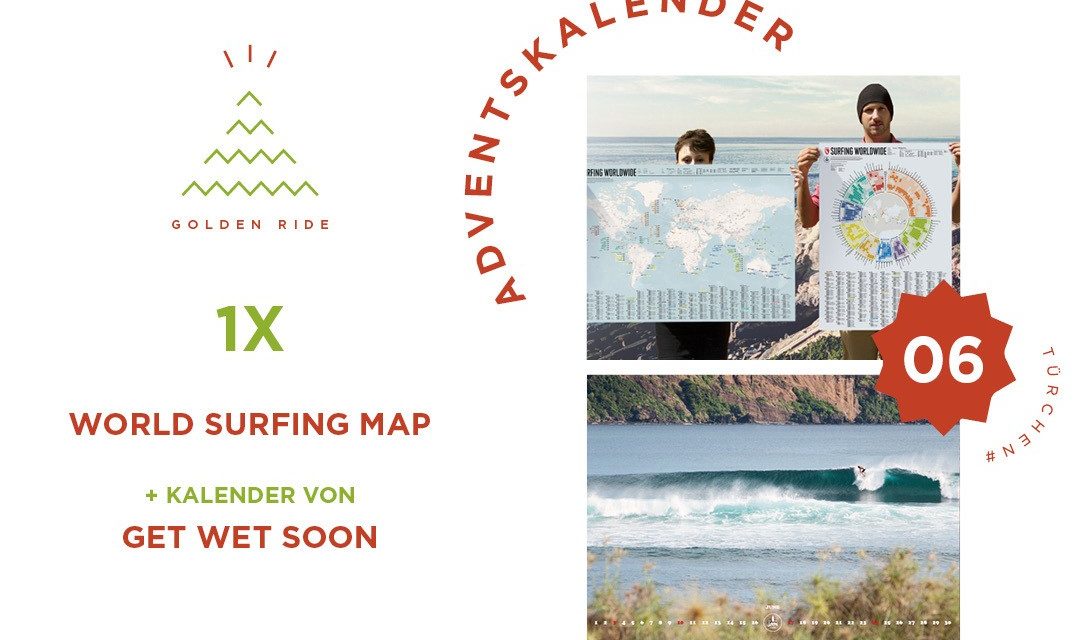 Adventskalender 6. Türchen: Surfing Worldwide Map & Kalender