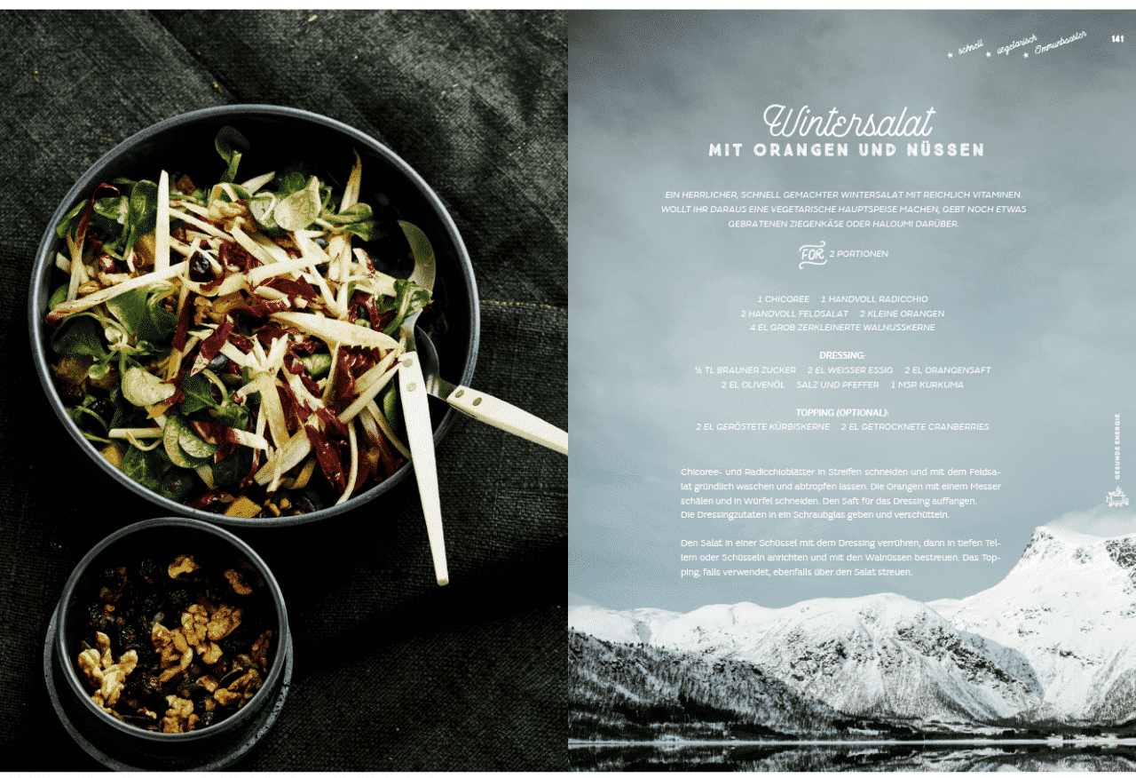 Wintersalat aus The Great Outdoors Winter Cooking