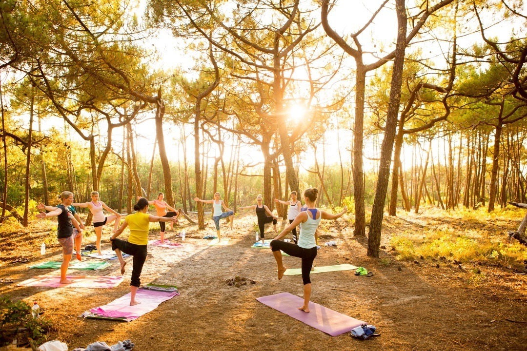 Yoga im Wavetours Camp