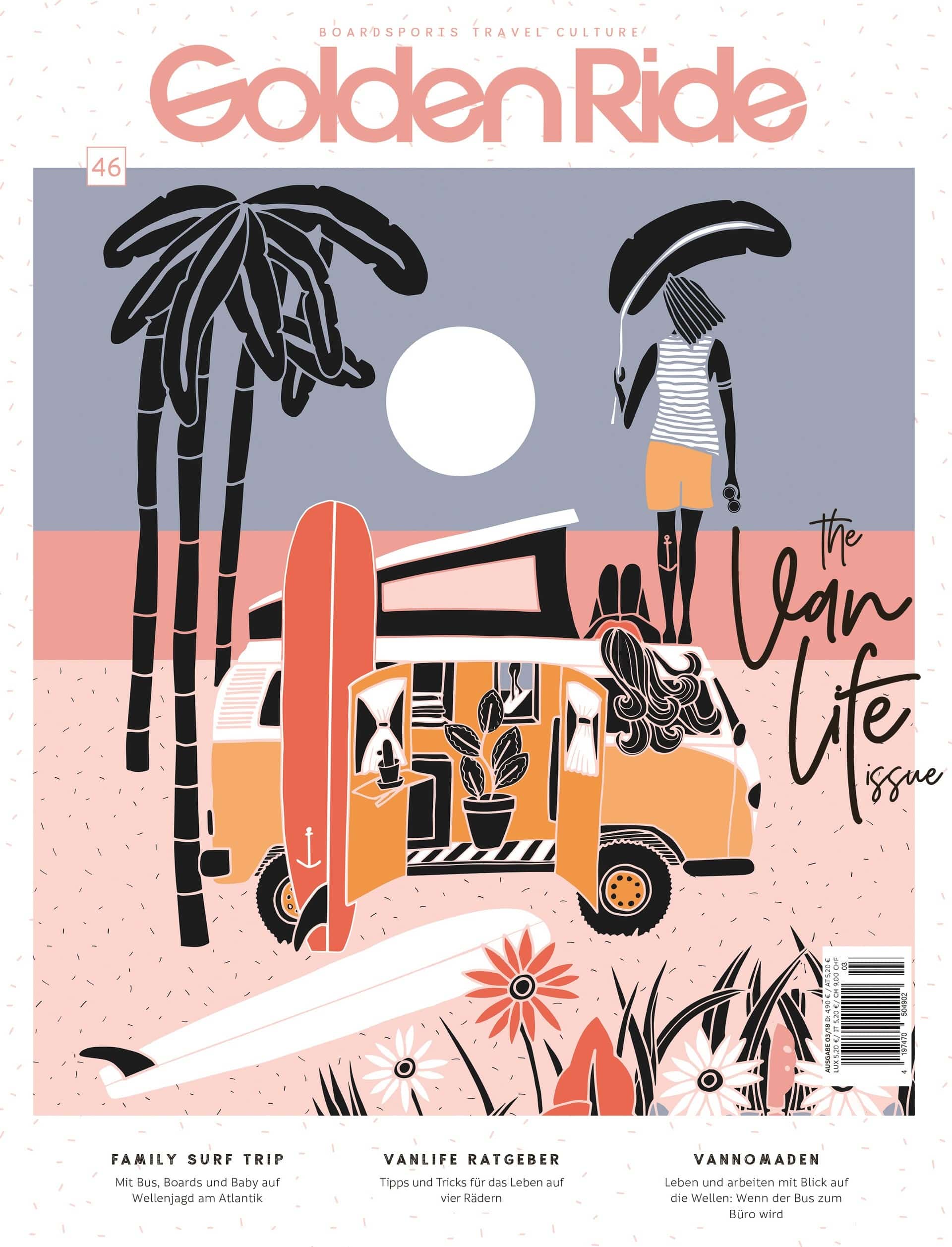 Surftrip, Vanlife Surfen, Vannomaden, Salty Souls, Lizzy Artwork