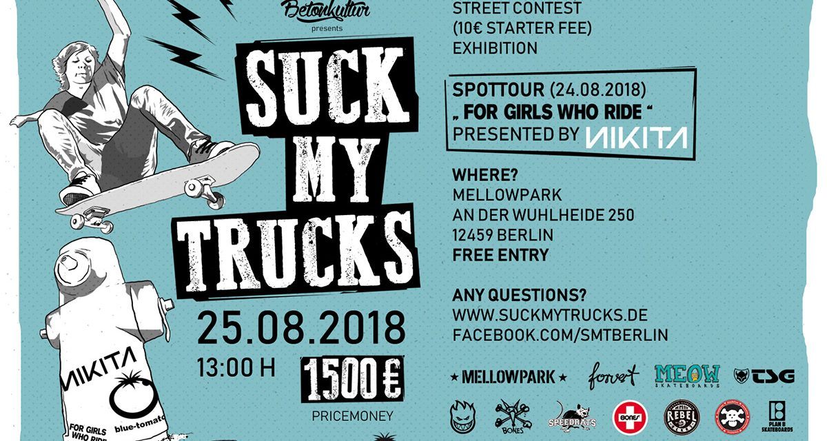 Suck my trucks – Women’s Skateboard Contest