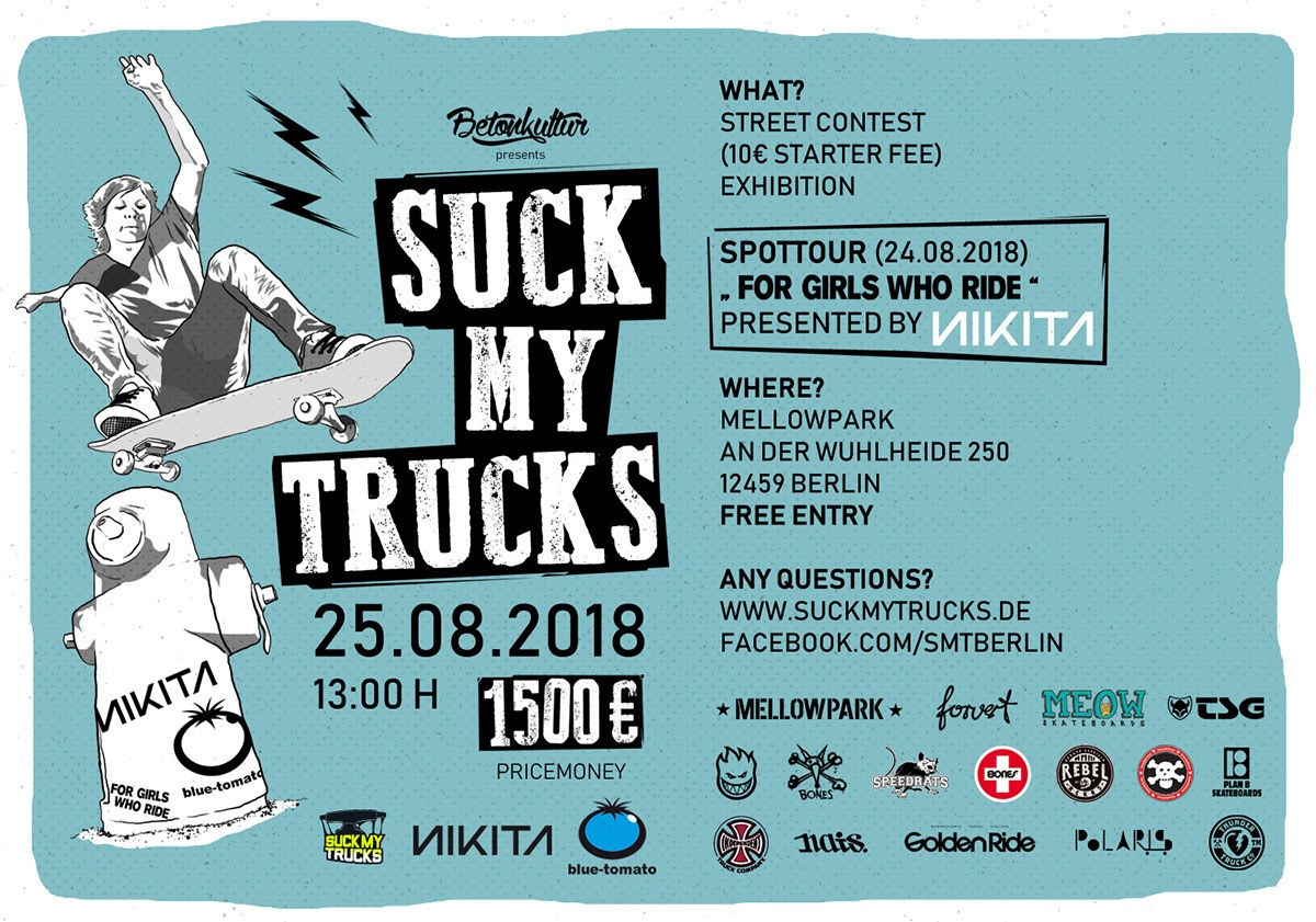 Suck my Trucks Skateboard Contest