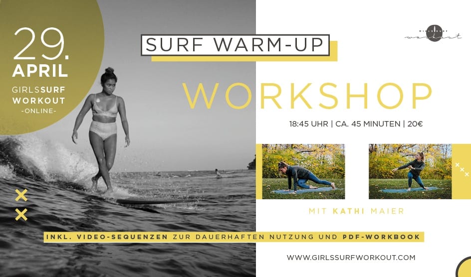Girls Surf Workout Surf Warm-Up Workshop