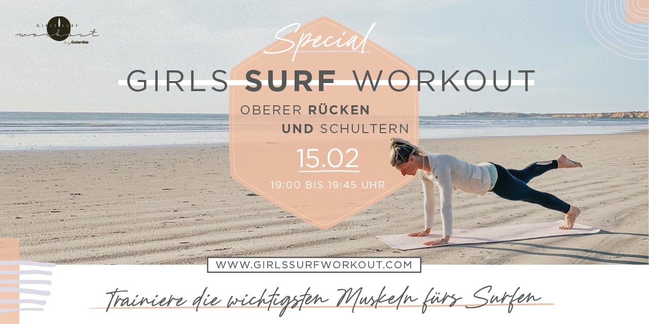 Girls Surf Workout Special Oberer Rücken und Schultern