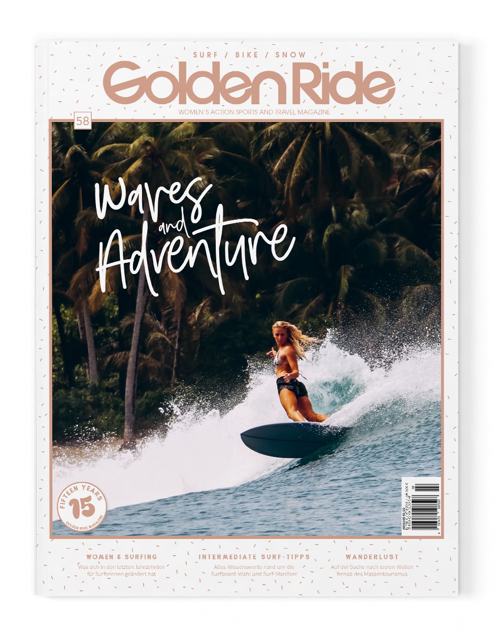 Surf Issue 58 Golden Ride Magazin Surf Magazin: Waves and Adventure