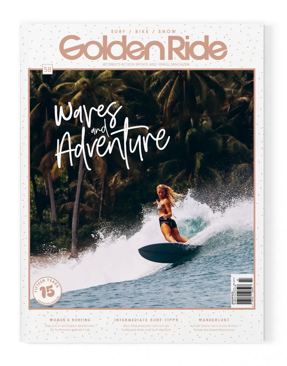 Golden Ride Waves & Adventure - das Surf-Magazin für Frauen