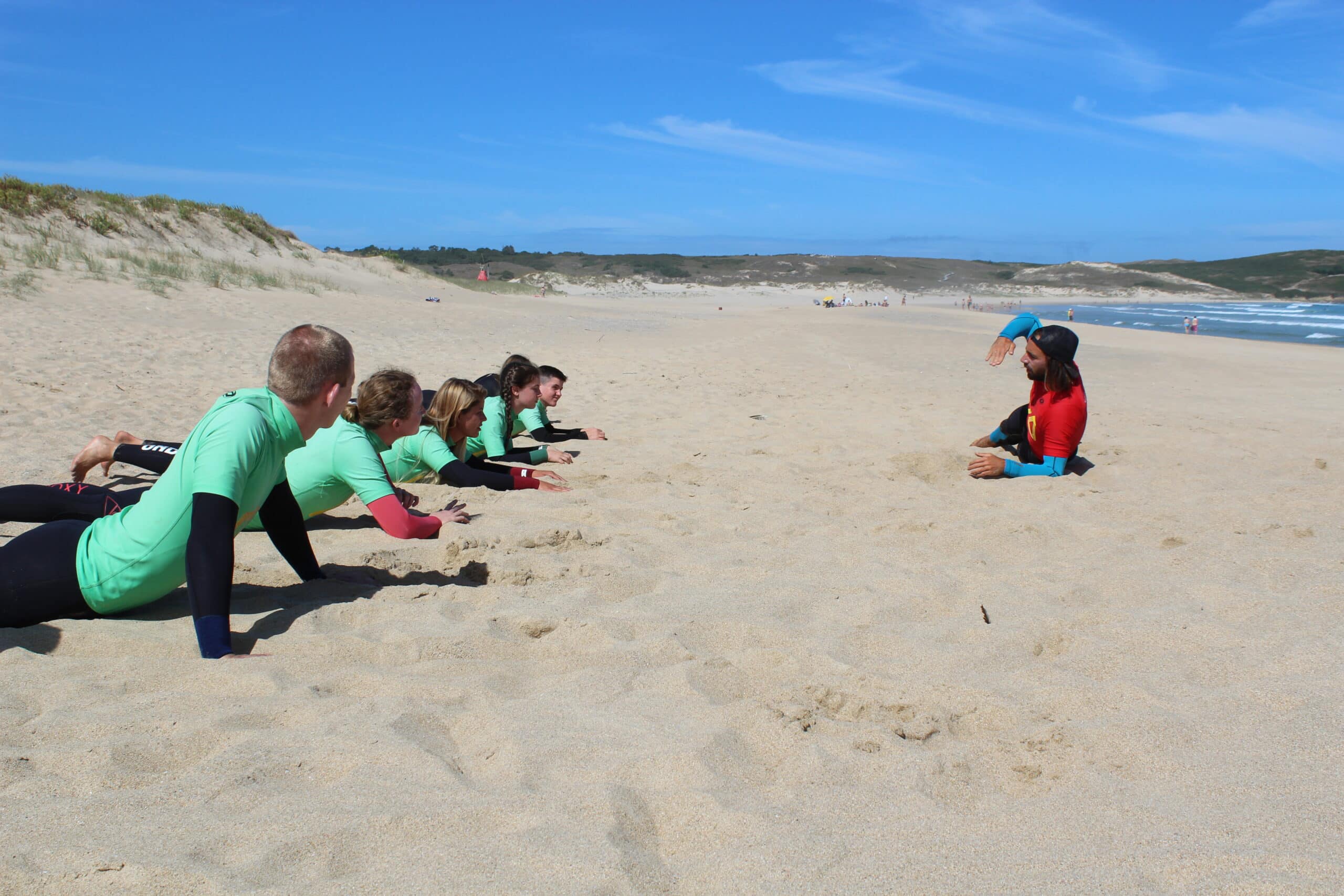 Surfen im Camino Camp