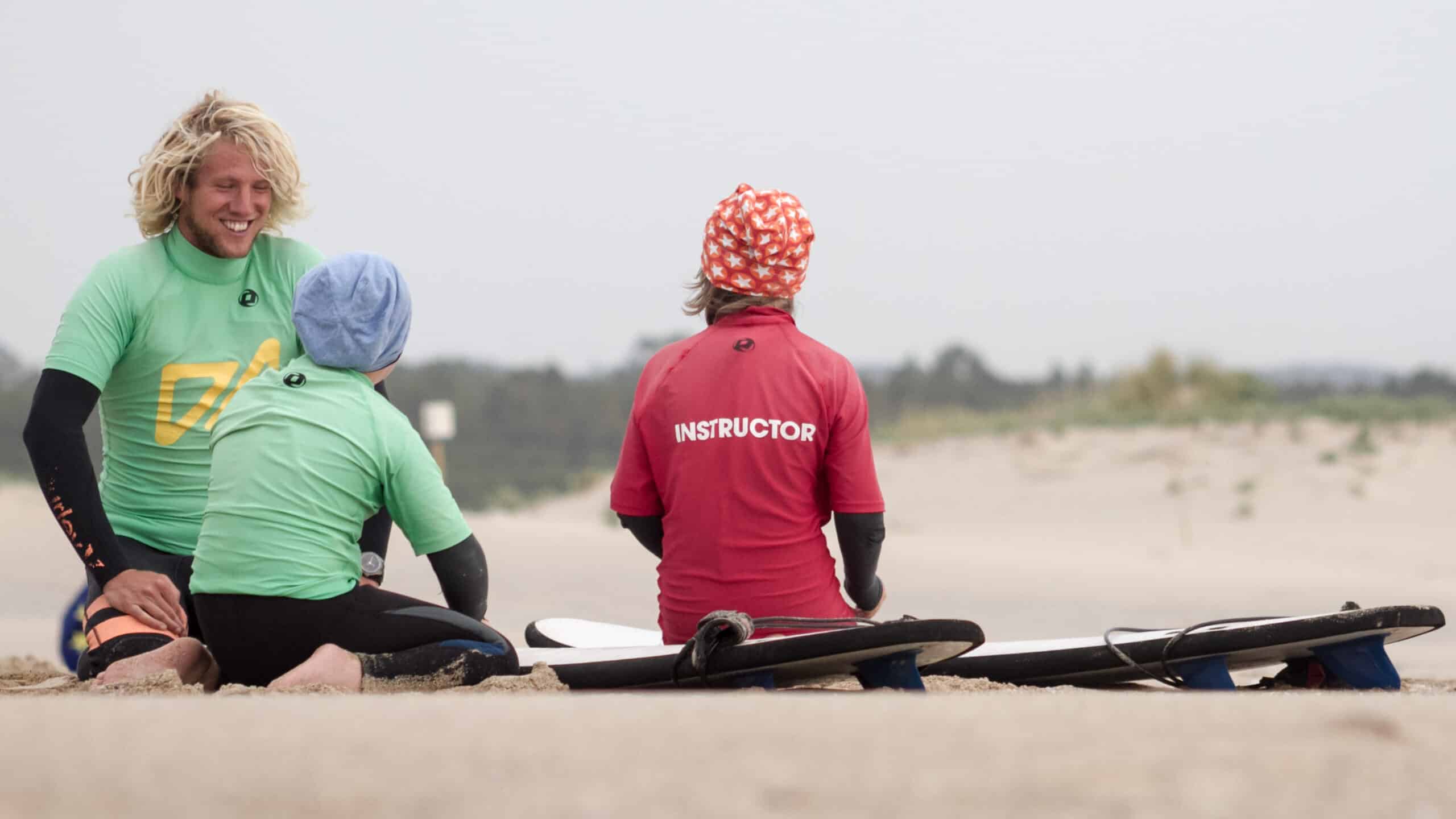 Surfen lernen im Camino