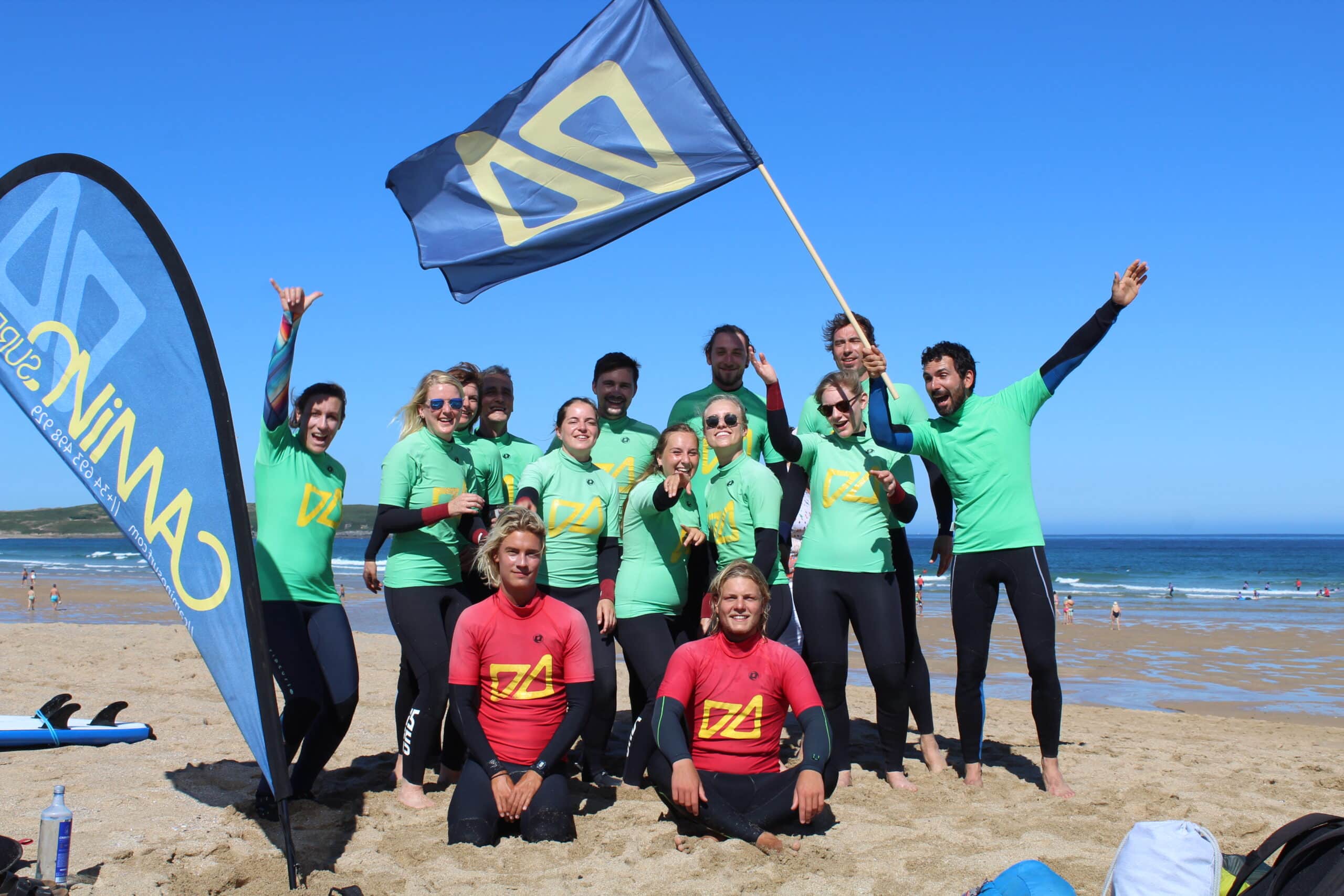Surfkurs im Camino