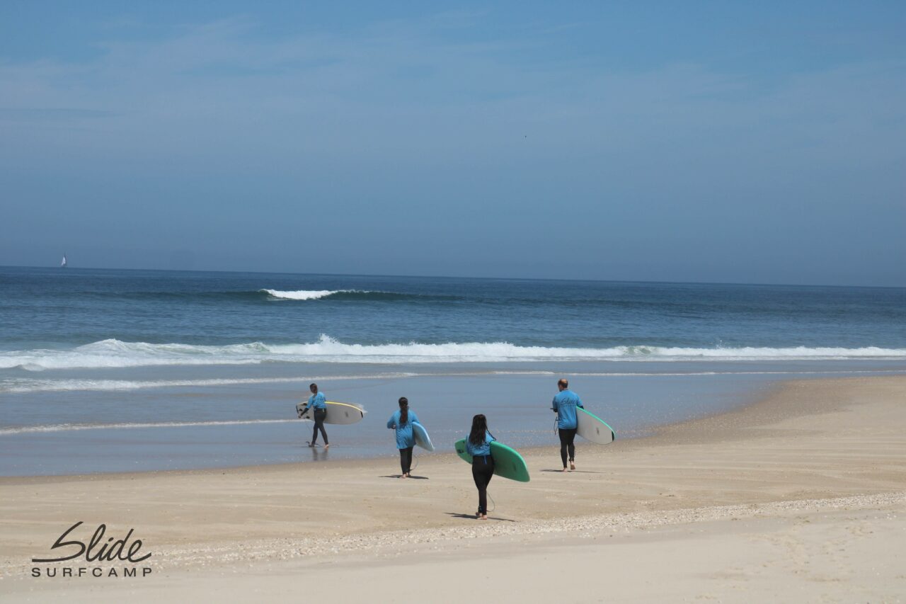 Surfer am Strand
