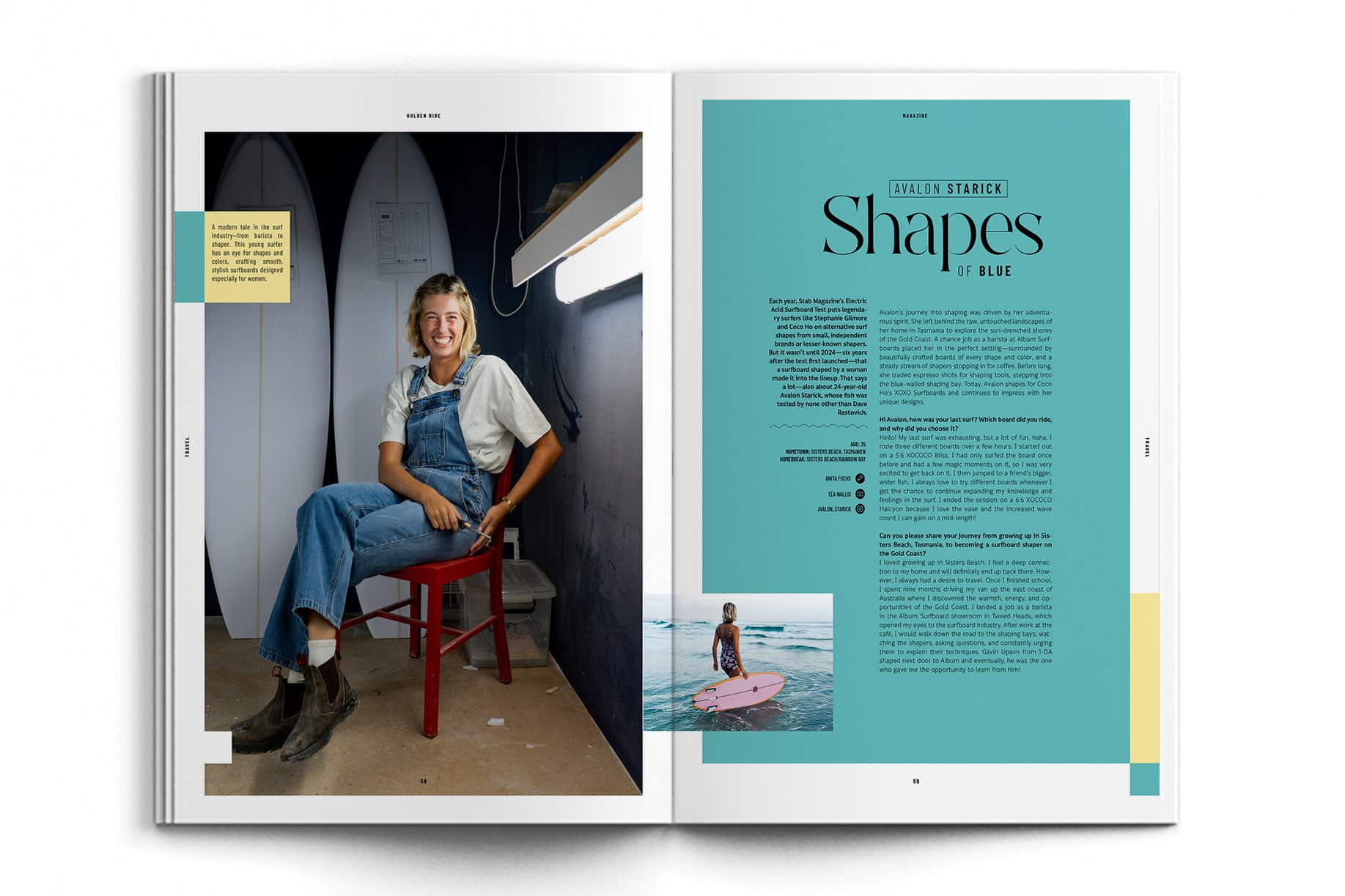 AvalonStarick Avalon Starick Interview Surf Magazin