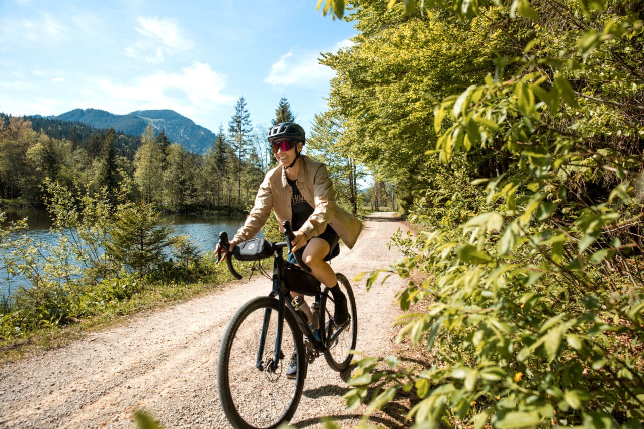 Gravelbikerin