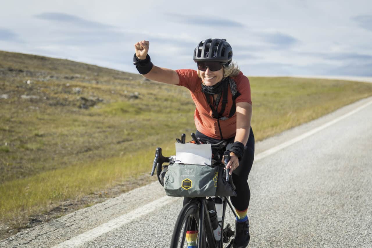 Gravelbikerin Sara Hallbauer