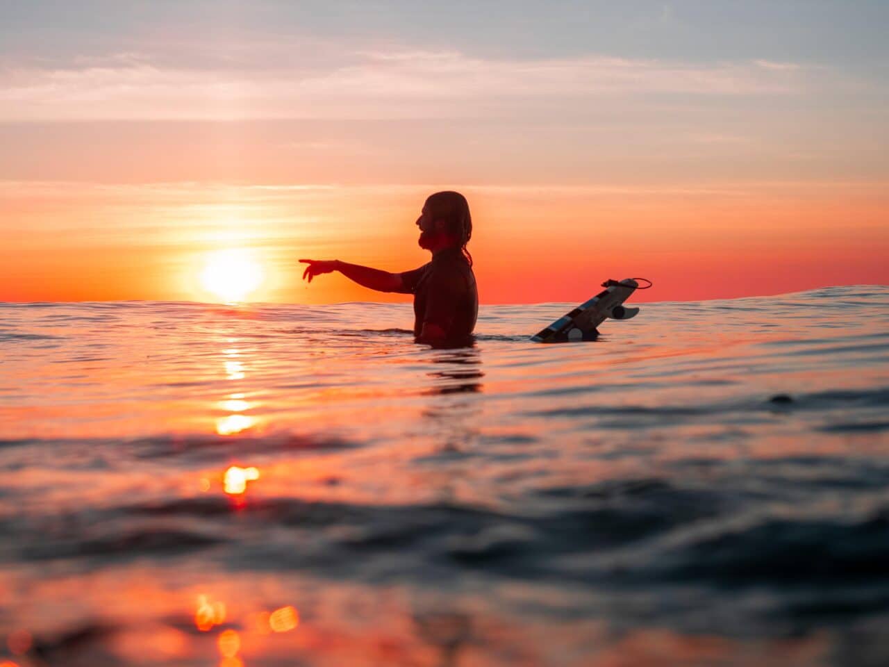 La Luz Surfcamp Sunset Surf
