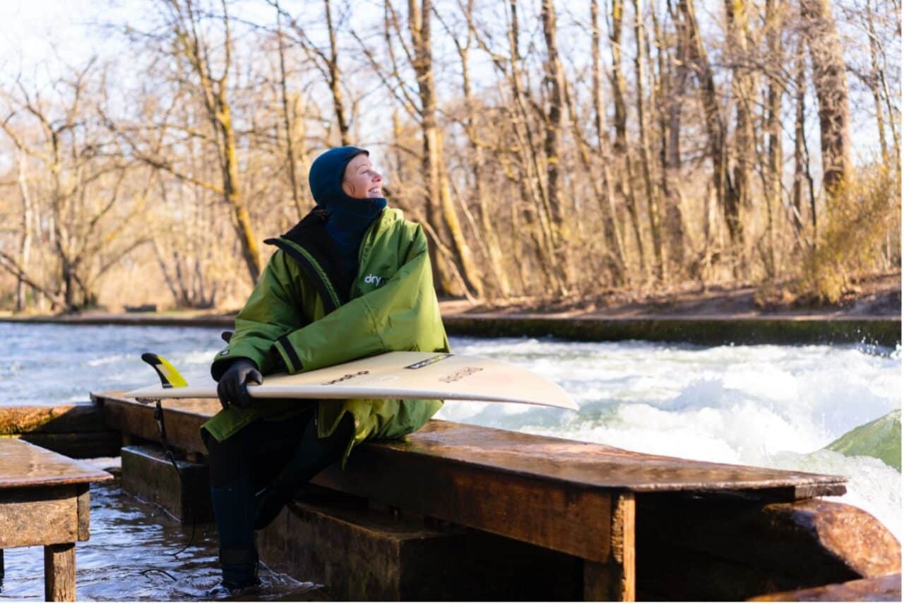 Surferin Camilla Kemp in München