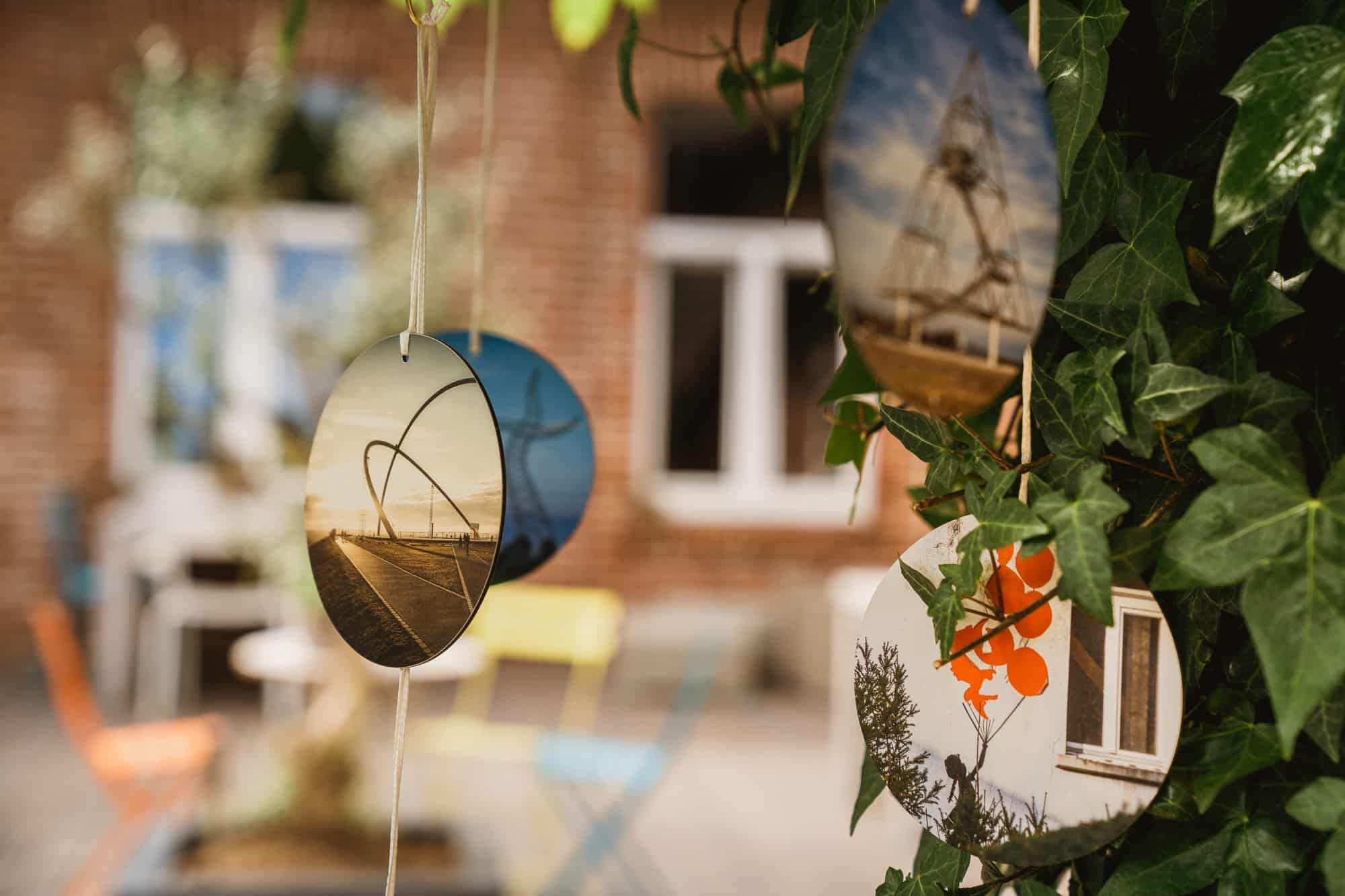 Ankunft beim Hostel Veritas in Oberhausen während einer Bikepacking-Tour durchs Ruhrgebiet