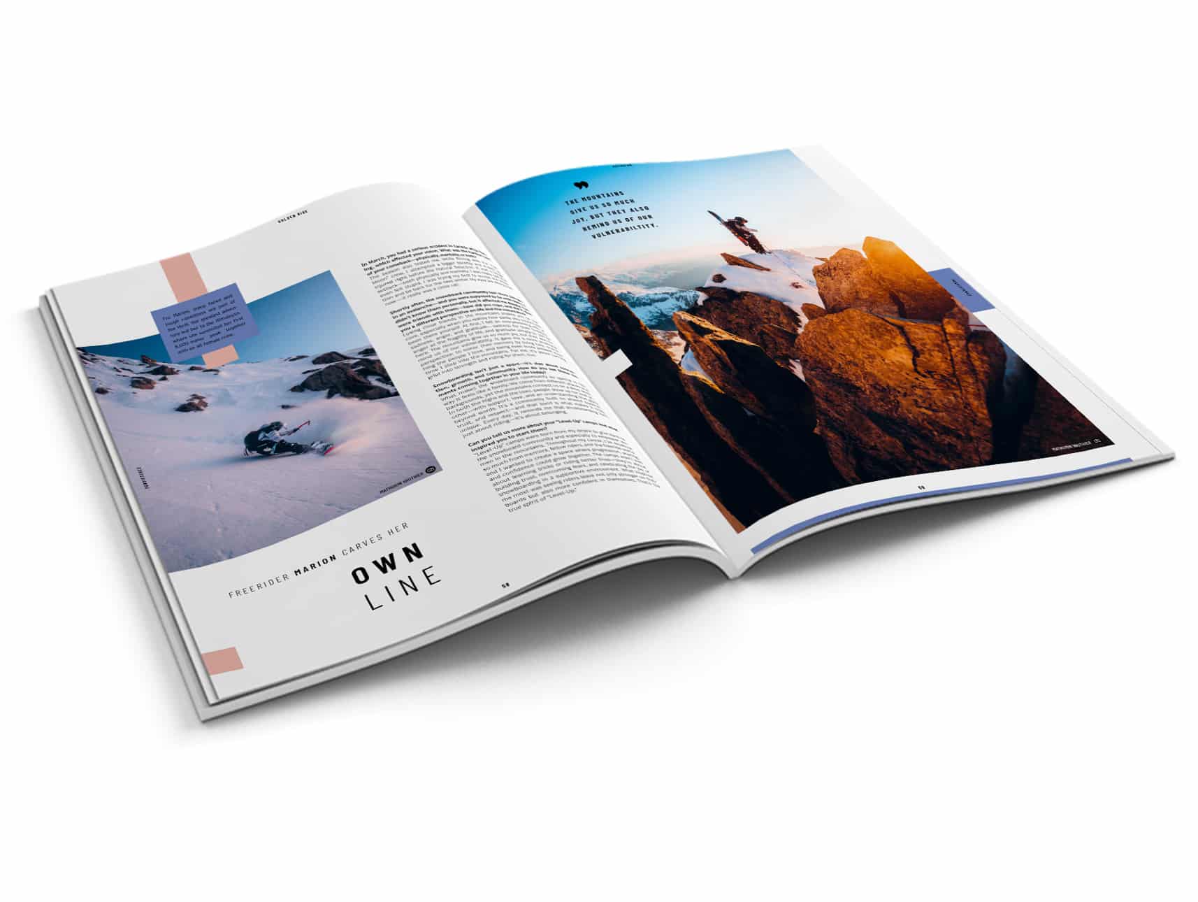 Golden Ride Magazine , Snow Issue