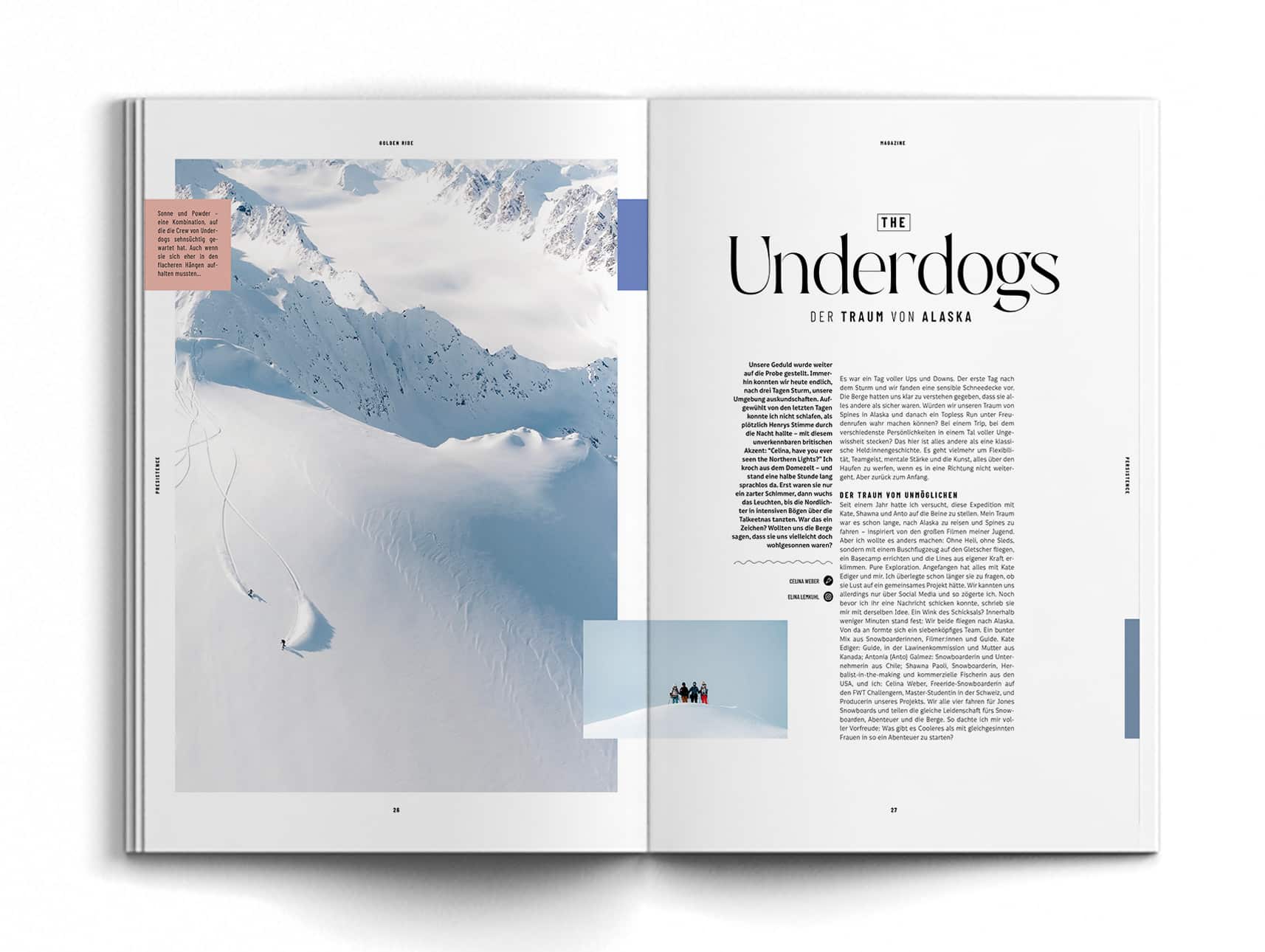 Golden Ride Magazine Snow Ausgabe