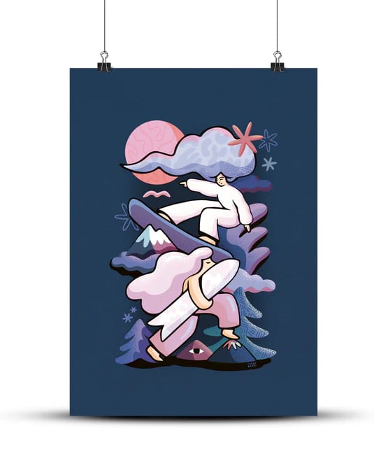 Golden Ride x Turbo Bambi - Winter Surf