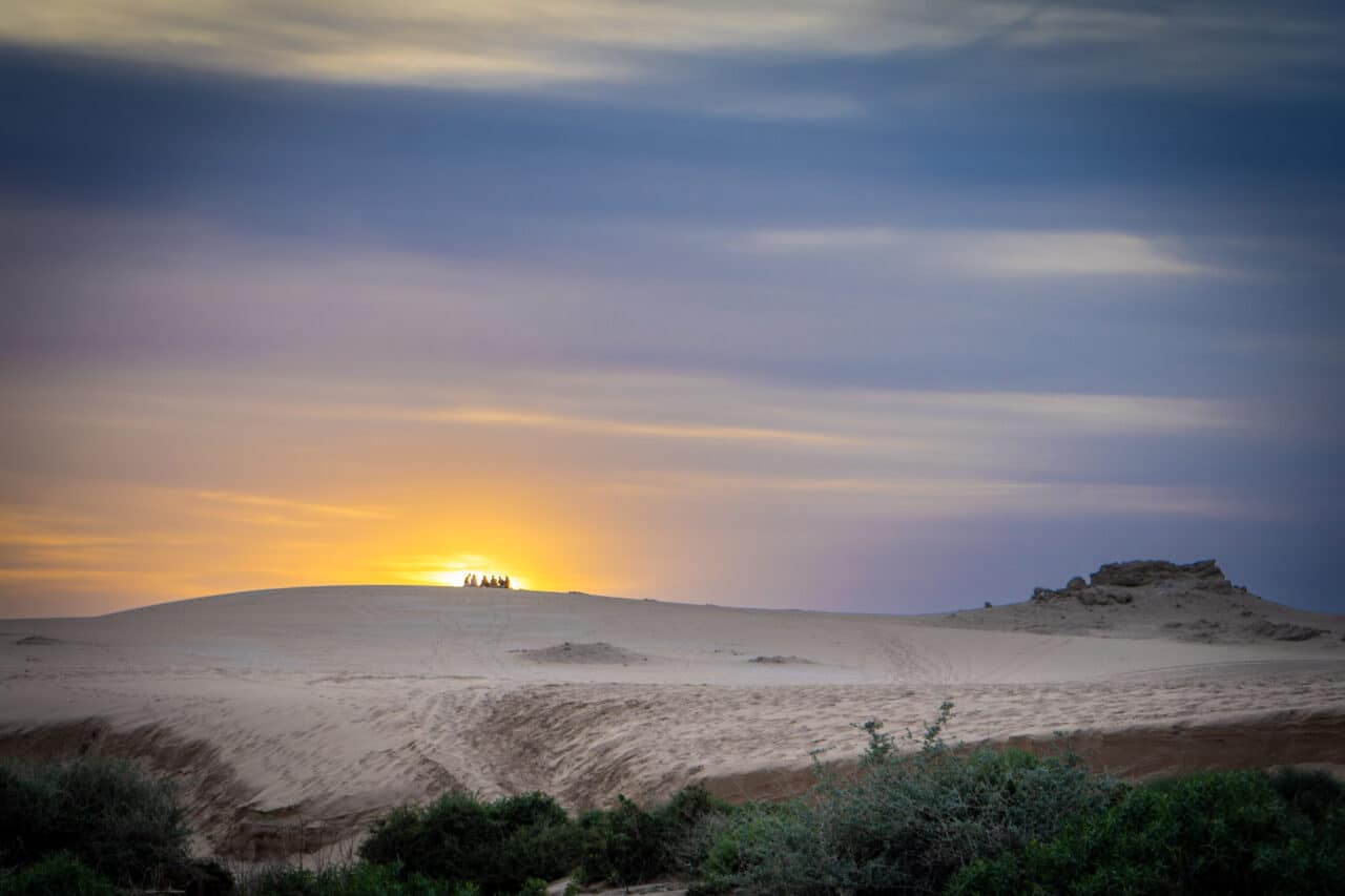 Sunset am Strand - Westsurf Morocco