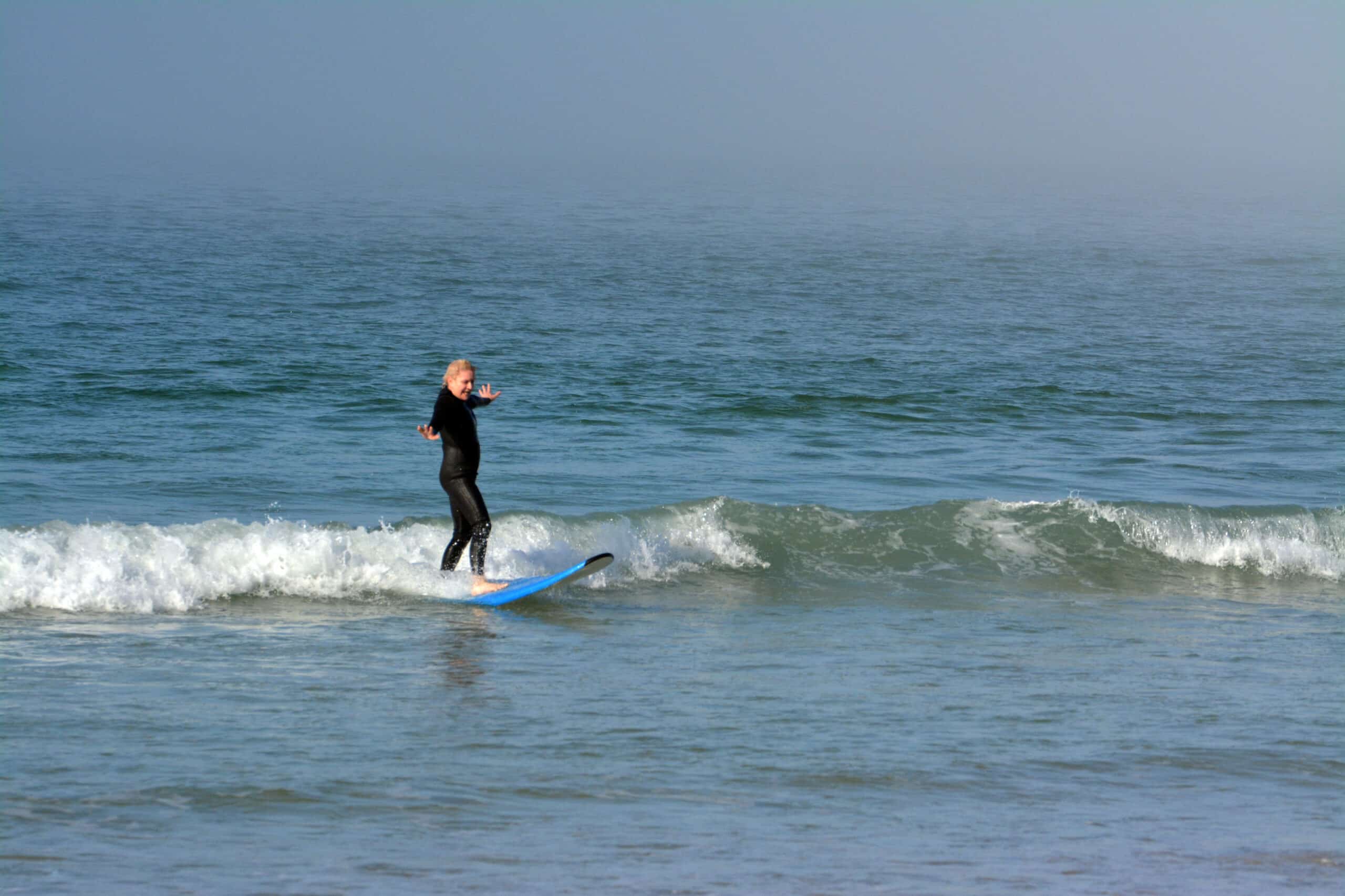 &Auml;ltere Surferin