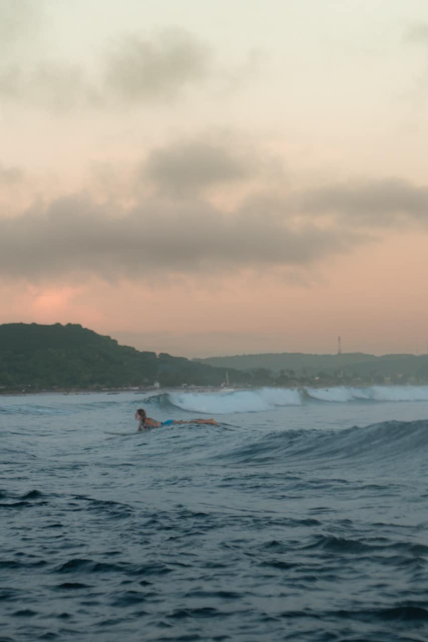 Roots Lombok Surf Sunset