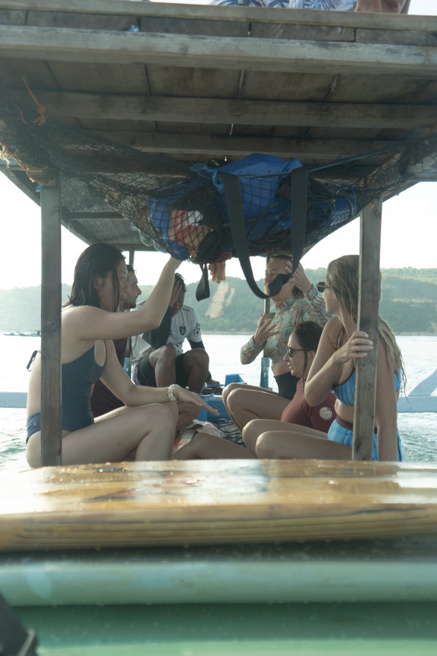 Roots Lombok auf dem Boot