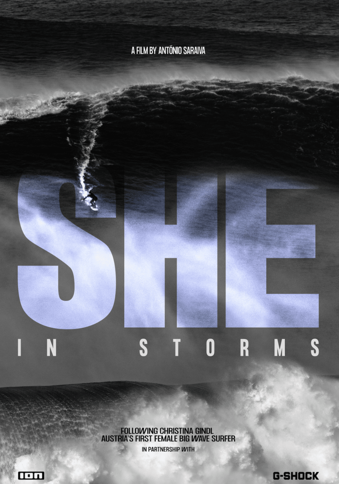 She in Storms Poster 