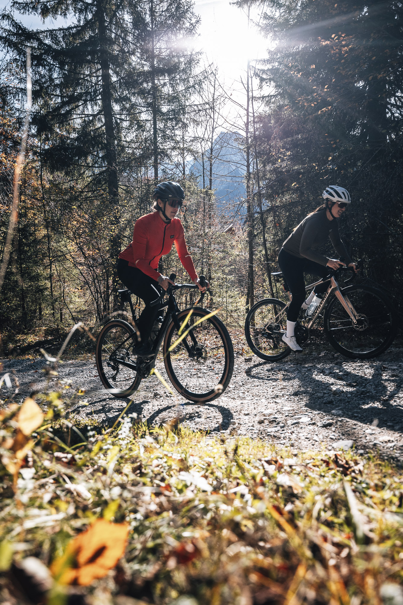 Gravelbikerinnen in der Zugspitz Region