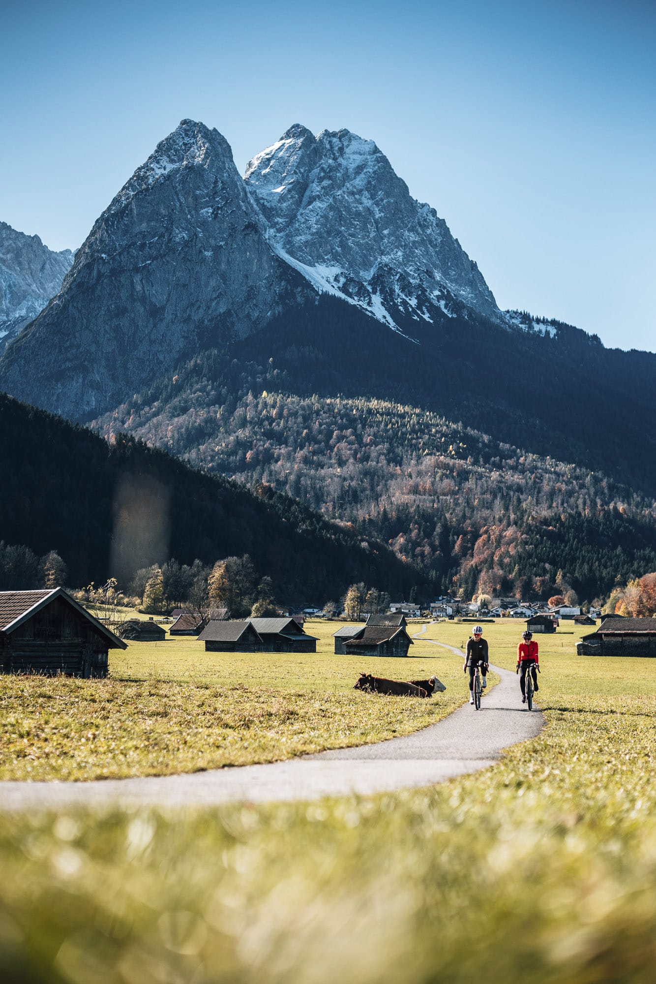 Gravelbikerinnen in der Zugspitz Region