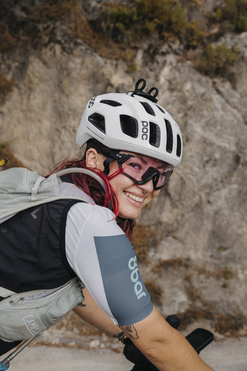 Gravelbikerin