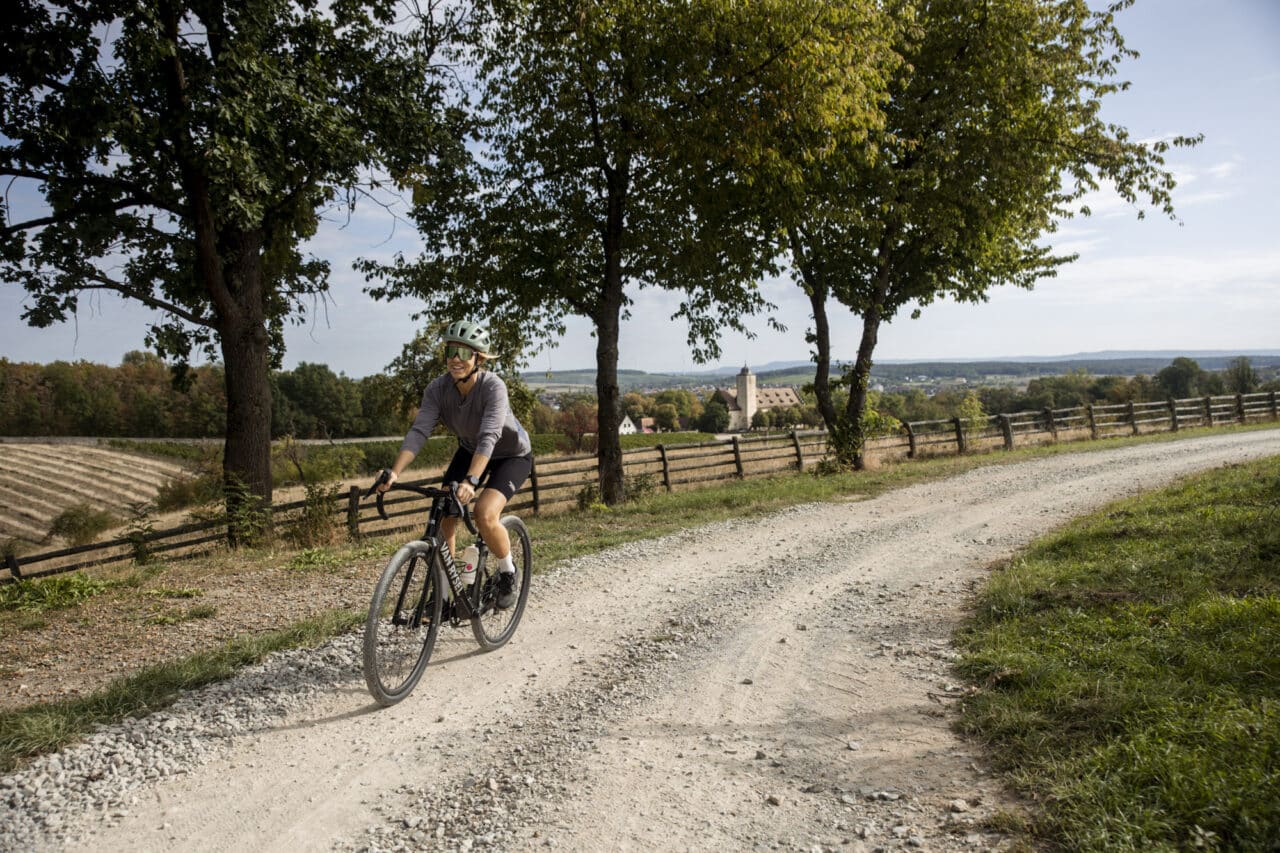 Gravelbikerin
