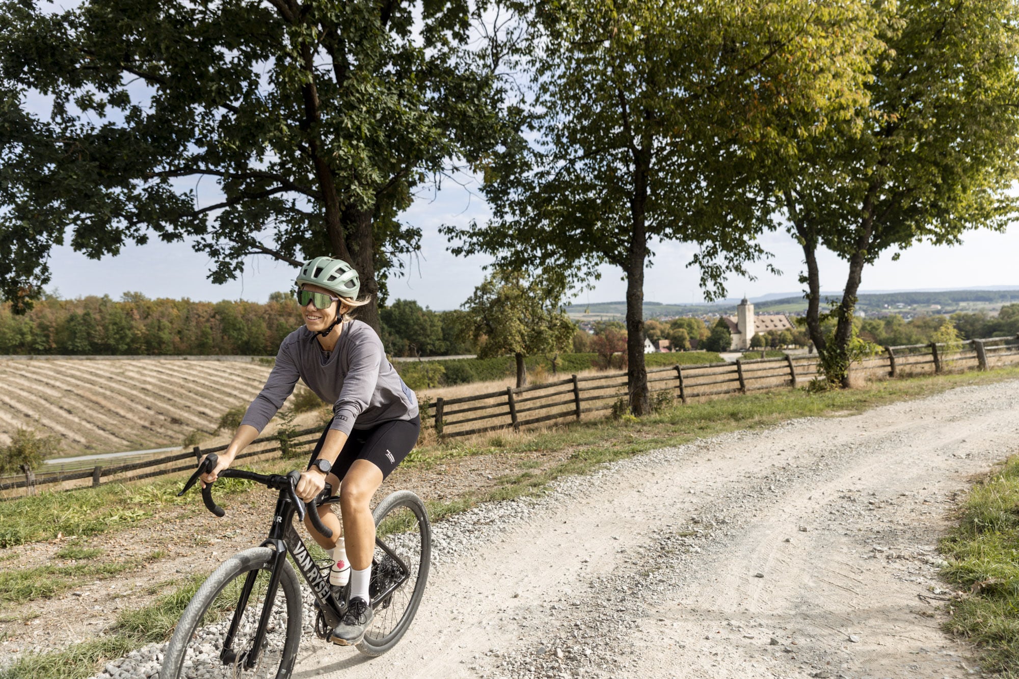 Gravelbikerin