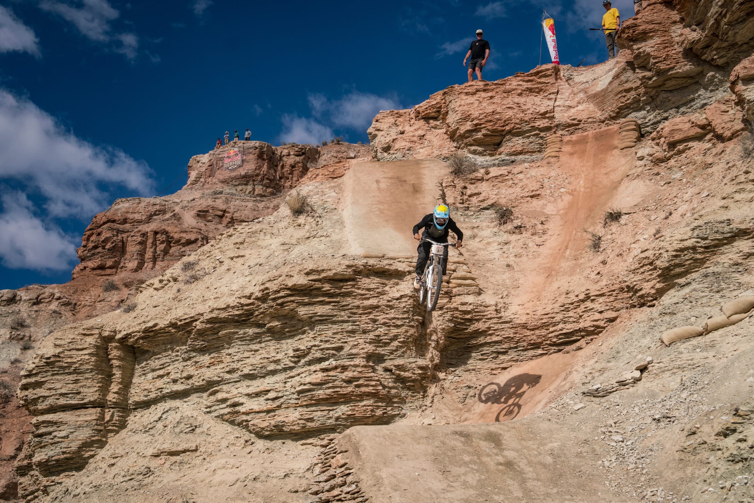 Robin Goomes competes at Red Bull Rampage 2026 