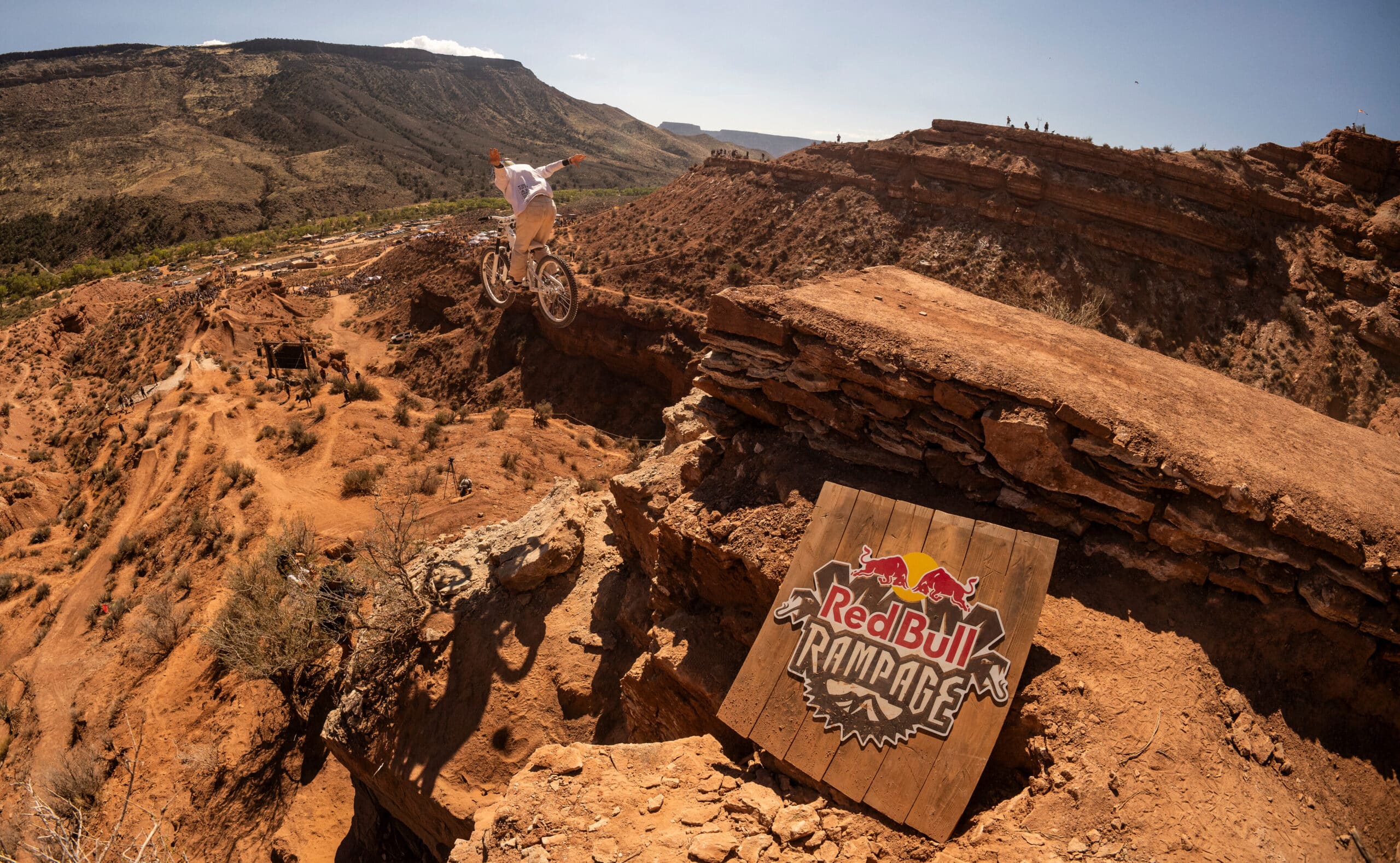 Robin Goomes competes at Red Bull Rampage 2026 